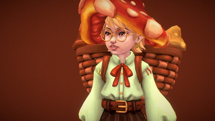 Mycelia - The Mushroom Merchant 3D Model
