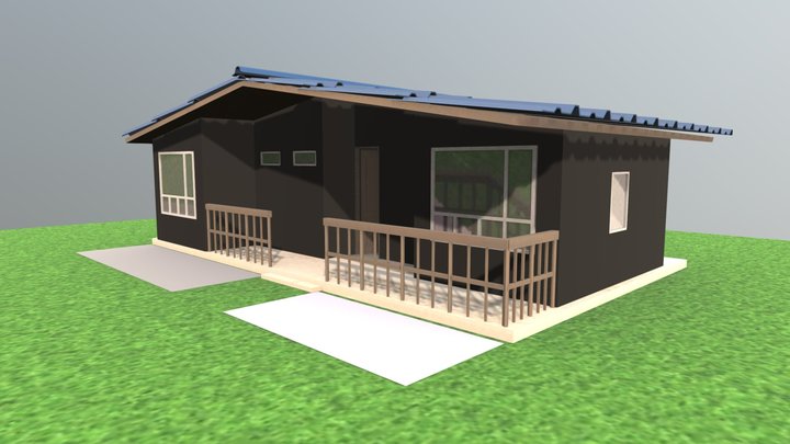 Casa Mapleco 64 mt. 3D Model