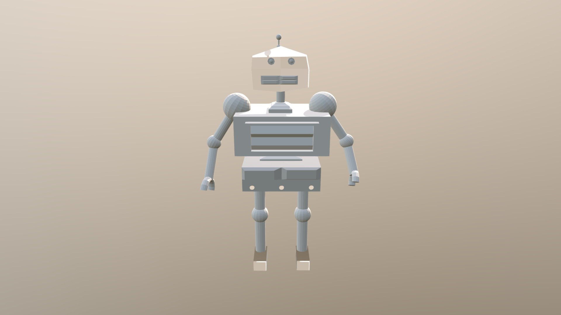 Robot Paula Guerrero - 3d Model By Paulavg0218 [26b5cb3] - Sketchfab