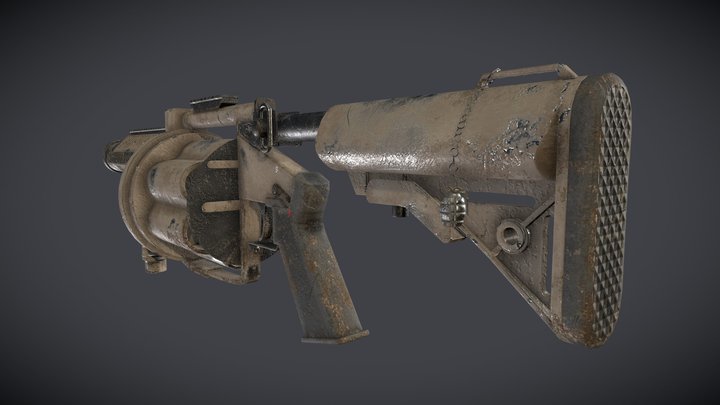 Milkor MGL 3D Model