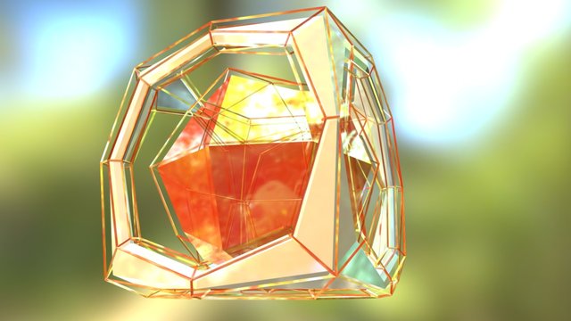 Fantasy cube 3D Model