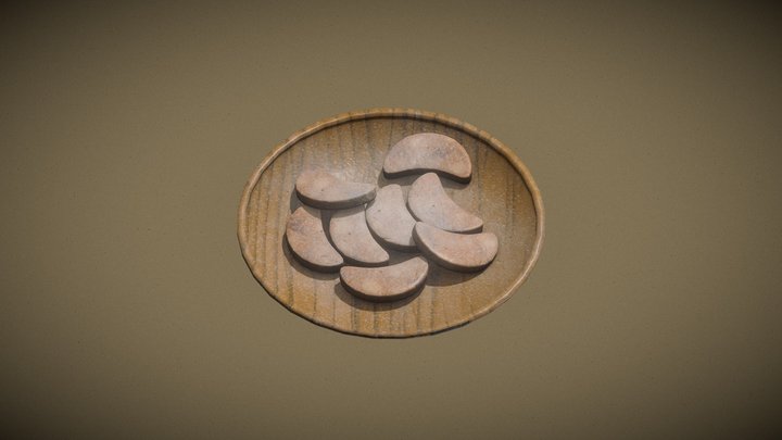 Putri Salju Cake 3D Model