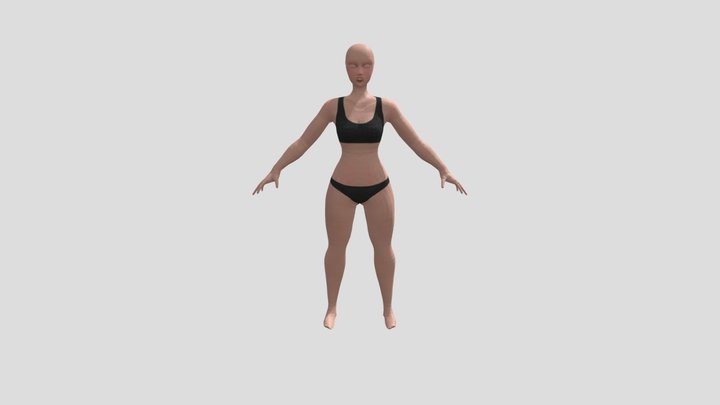 Posed Model 3D Model