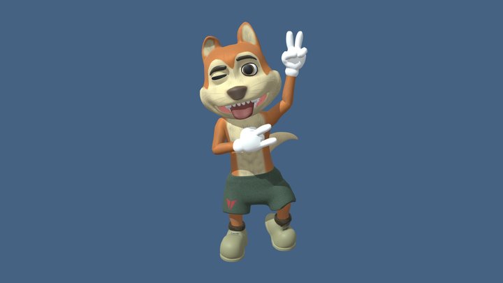 Zorro andino 3D Model