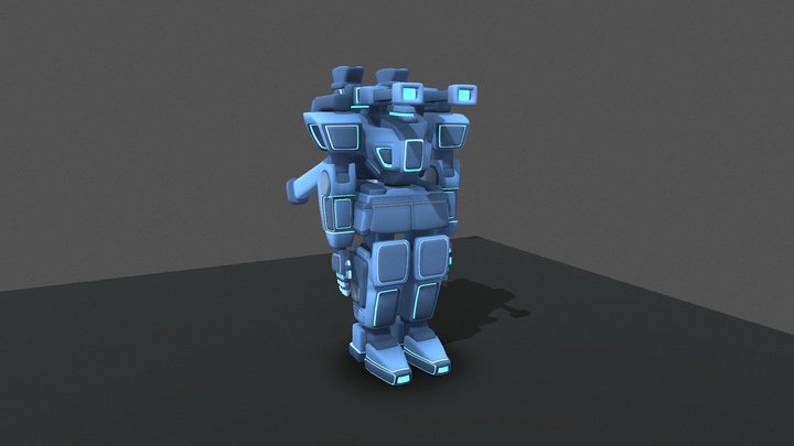 John mecha 3D Model
