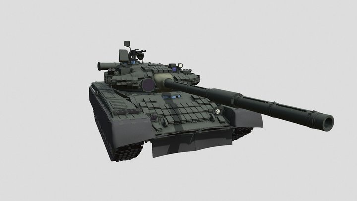 T-80BV 3D Model