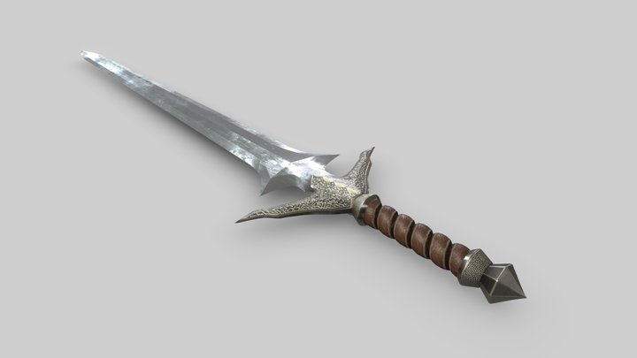 Medieval / Fantasy Sword 3D Model