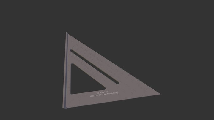 Speed- Square- Frame 3D Model