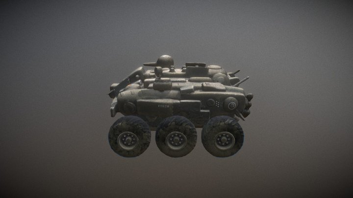 Cute Tank 3D Model