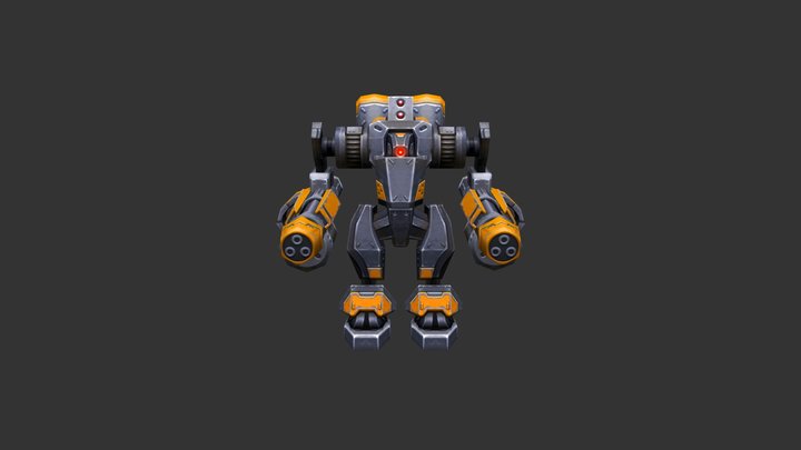 gatling unit 3D Model