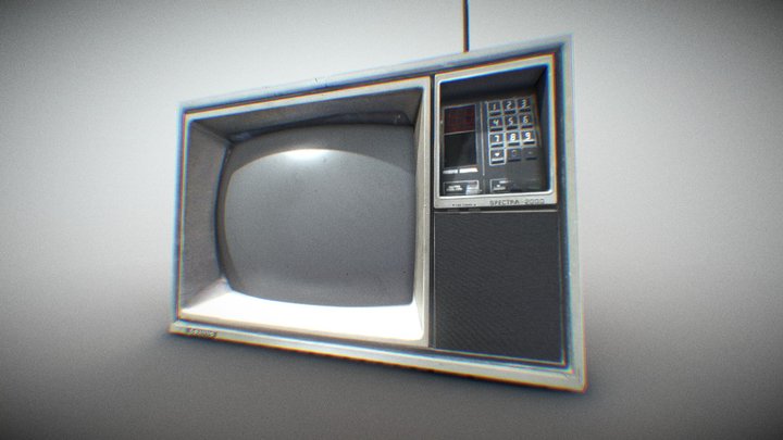 television 3D Model