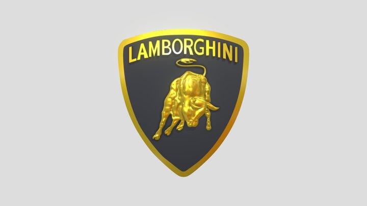 LAMBORGHINI LOGO 3D Model