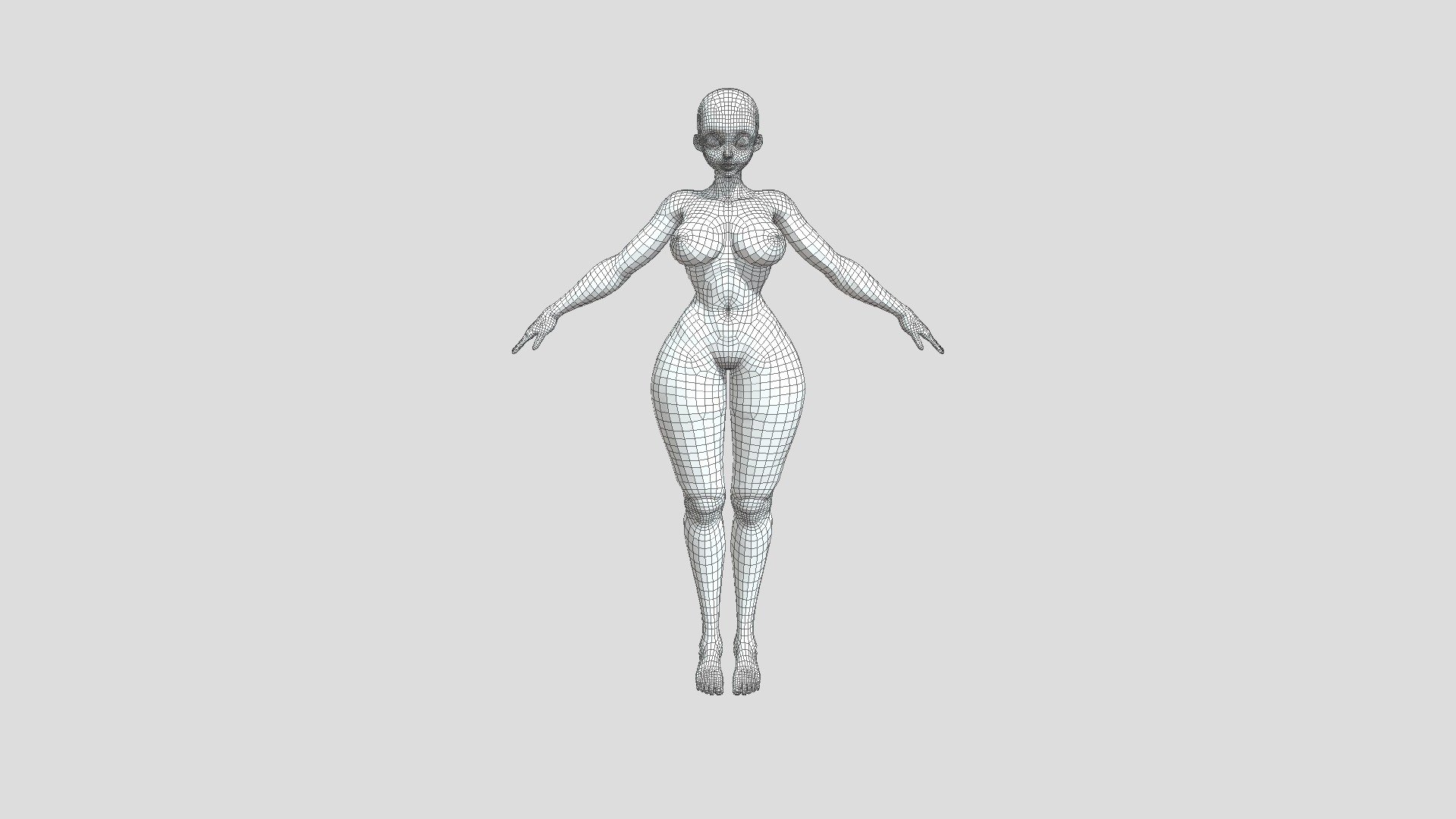 Female Pisciasa Base Mesh 3d Model By Dương Hùng Duonghung2010 26bc6d3 Sketchfab