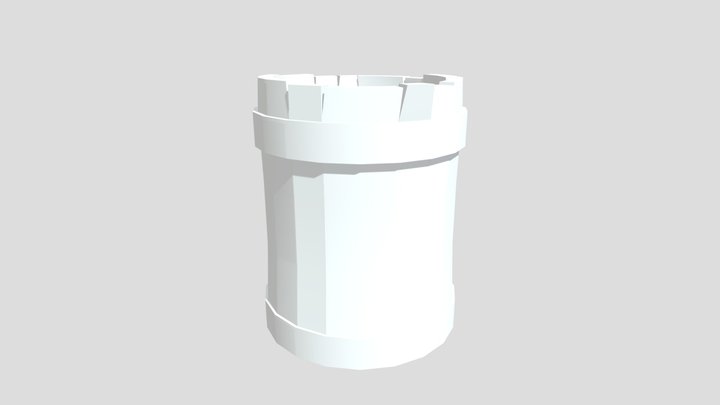 Wooden Mug 3D Model