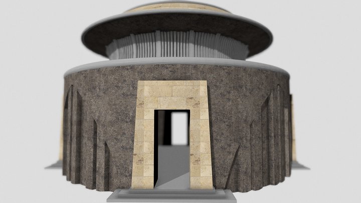 SM_Merged_Temple 3D Model