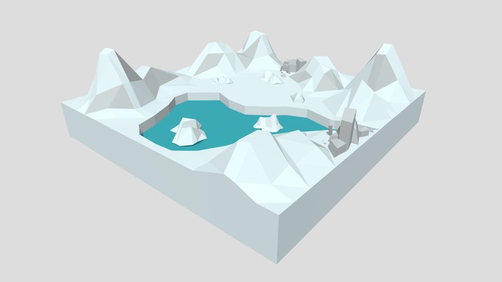 Arctic Environment - Present 3D Model