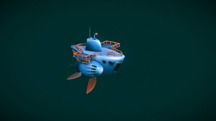 LeBebou Submarine 3D Model