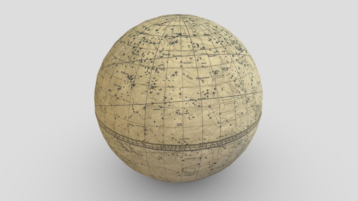 Stellarum Fixarum Hemisphaerium - Game-Ready 3D Model