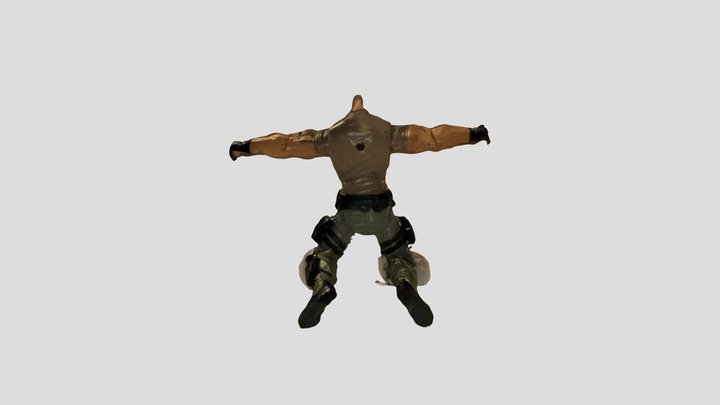 GI Joe Body for Scaling 3D Model