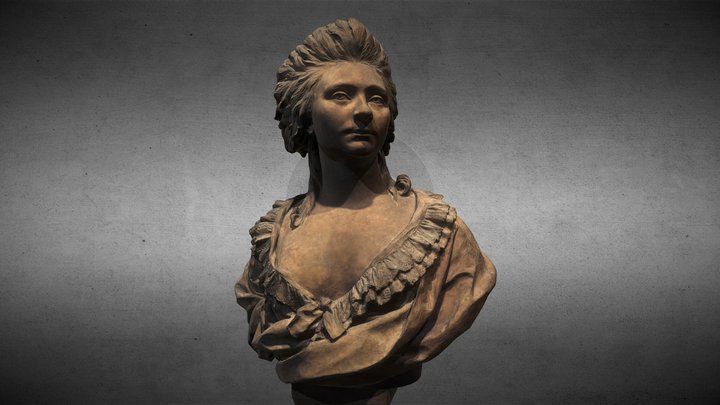Bust of Angélique d'Hannetaire – Modelo 3D gratuito STL