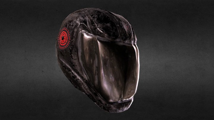 Sci-fi Helmet V2 3D Model