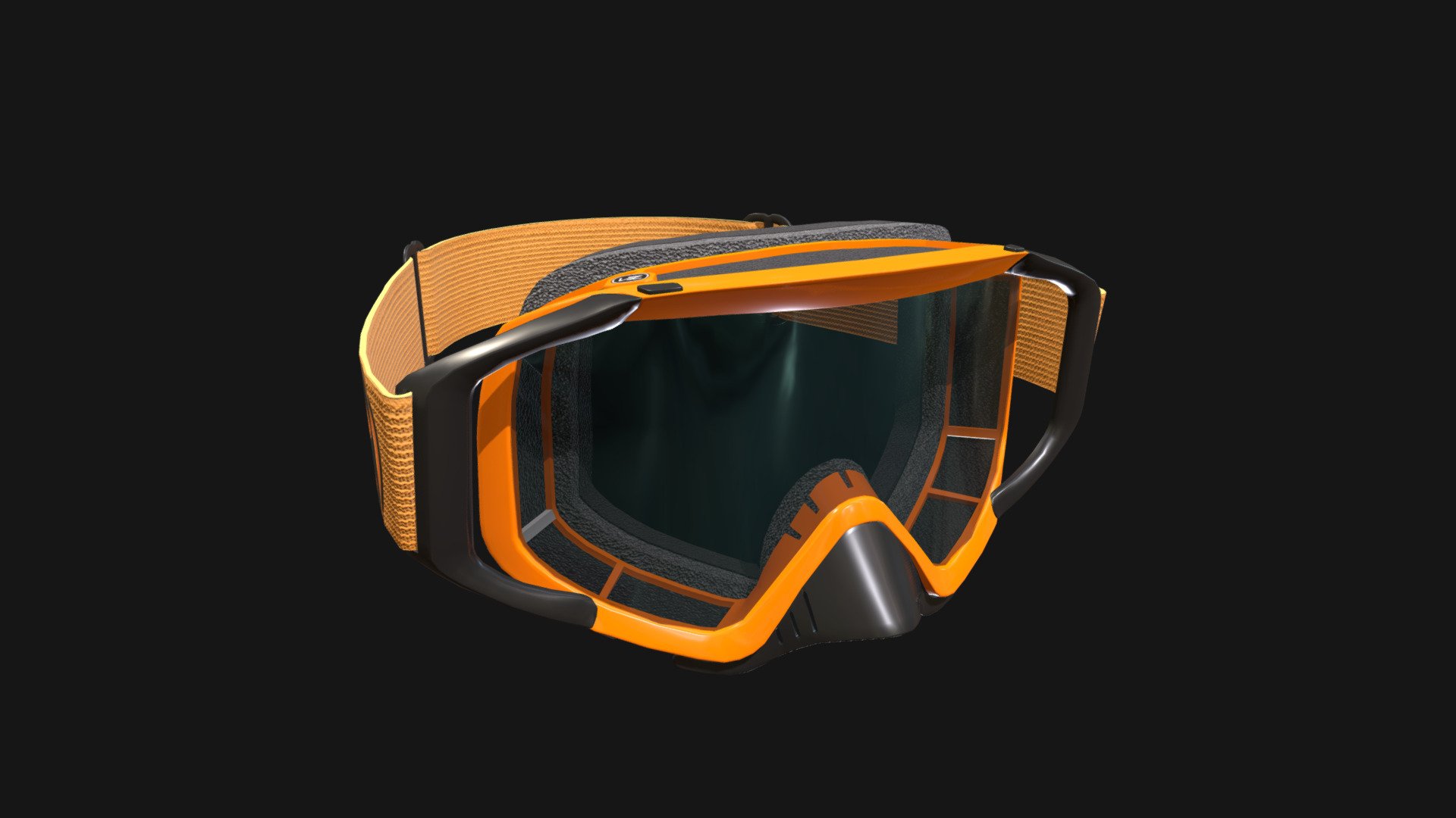 Mx Goggles 3D model by SANTA (sangost01) [26c2846] Sketchfab