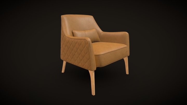 CALIFORNIA ARM CHAIR 3D Model
