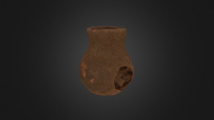 Small Dahomean Pot 3D Model