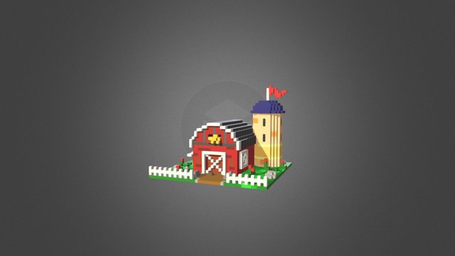 Barn 3D Model