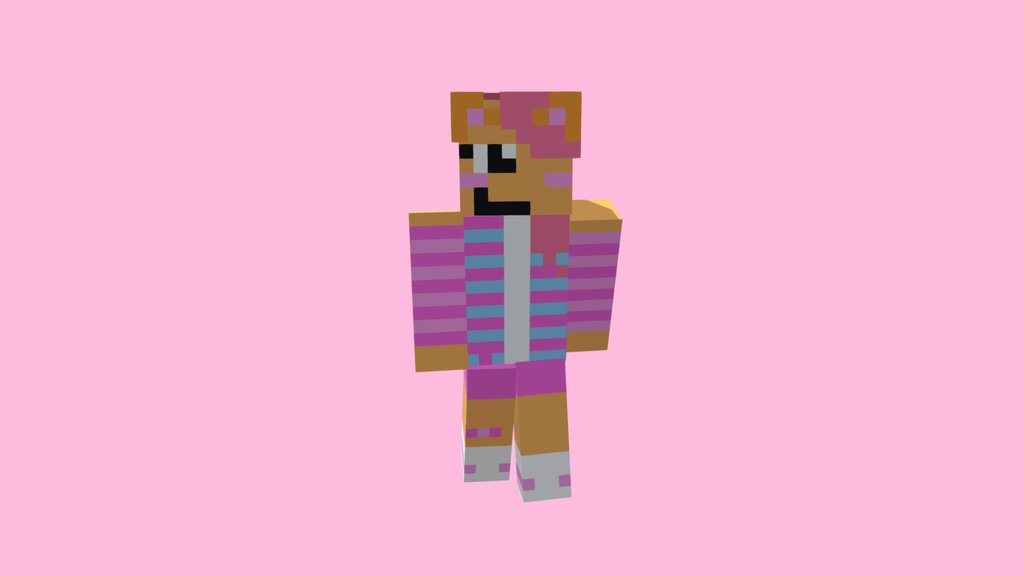 Minecraft pinkheart skin 2 (Updated)