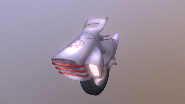 X.A.N.A Overbike | Code Lyoko 3D Model