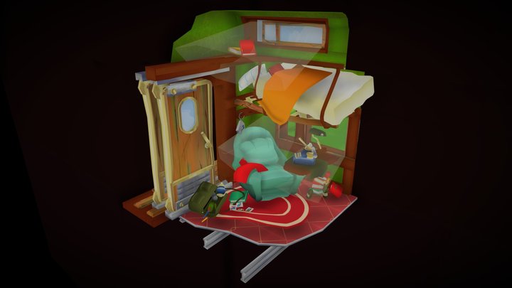 DAE Crib - "A Morning on the Orient Express" 3D Model