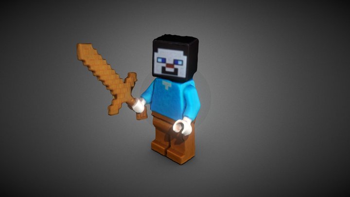 Minecraft LEGO Steve 3D Model