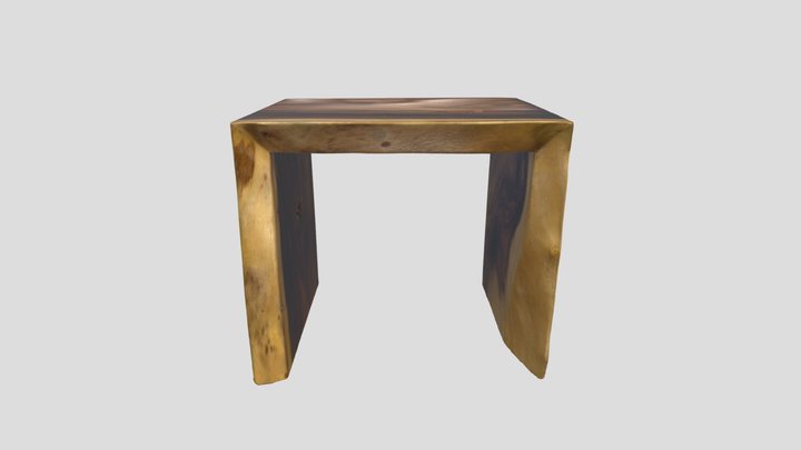 Waterfall Edge Side Table TH84106 3D Model