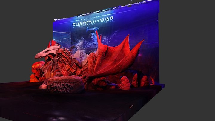 PAX 2017: Shadow Of War Dragon 3D Model