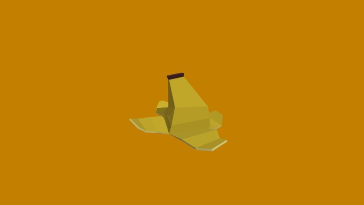 Kulit Pisang (banana peel) 3D Model