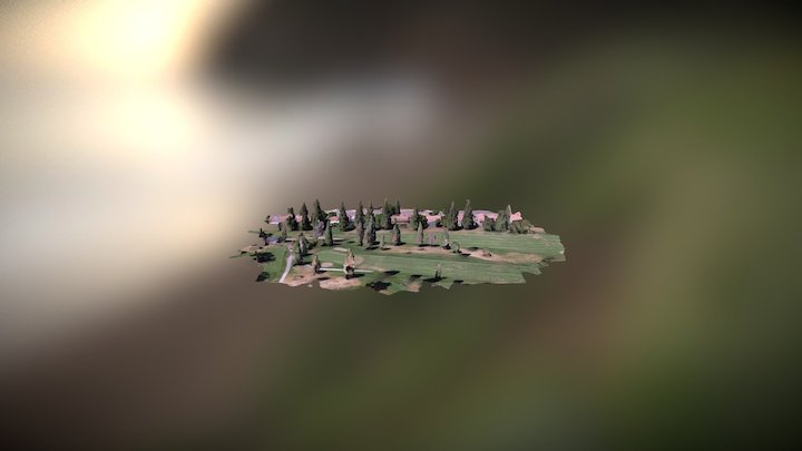 Golf Course Example Mesh 3D Model