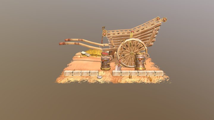 [Student Work] Elf Farm Props 3D Model