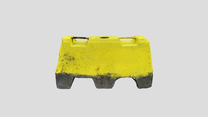 Cement Block 02 3D Model
