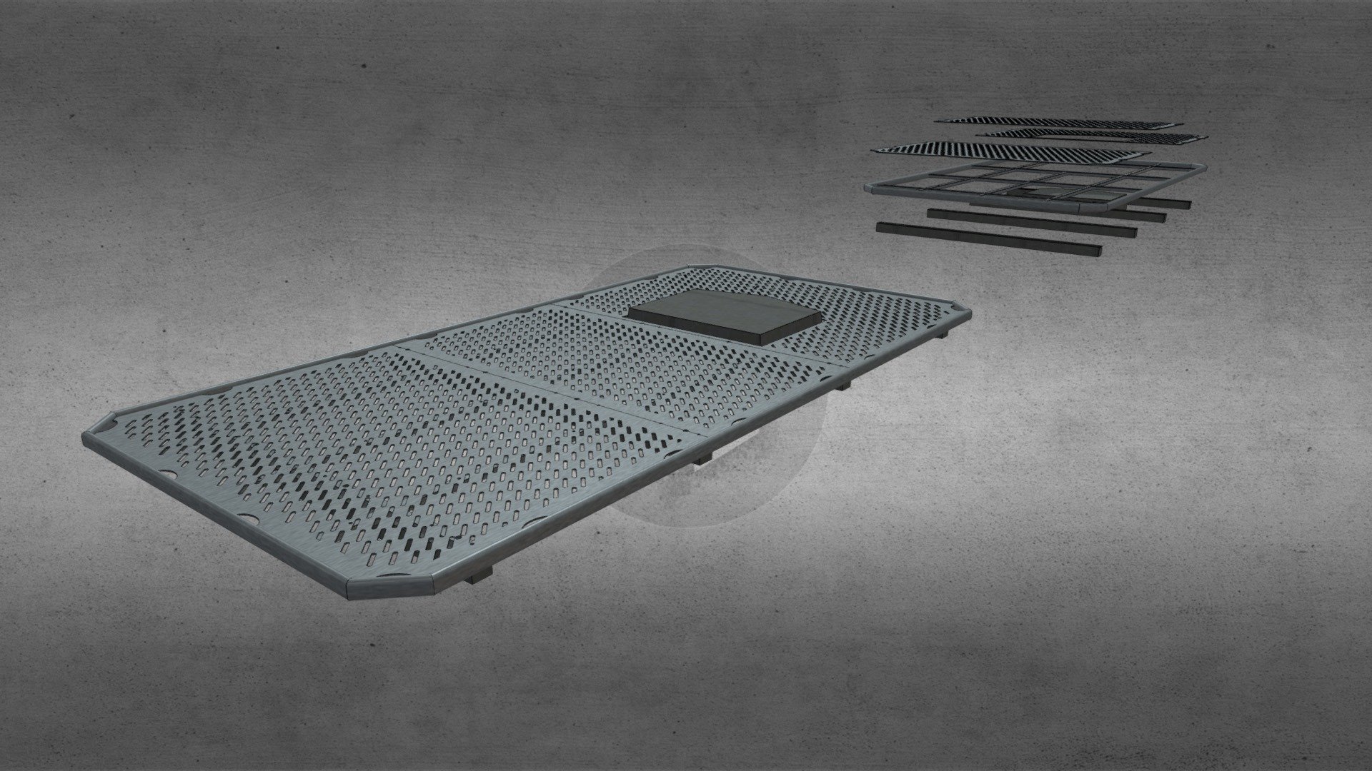 Platforma aluminiu