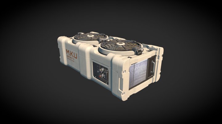 Sci-fi box 3D Model