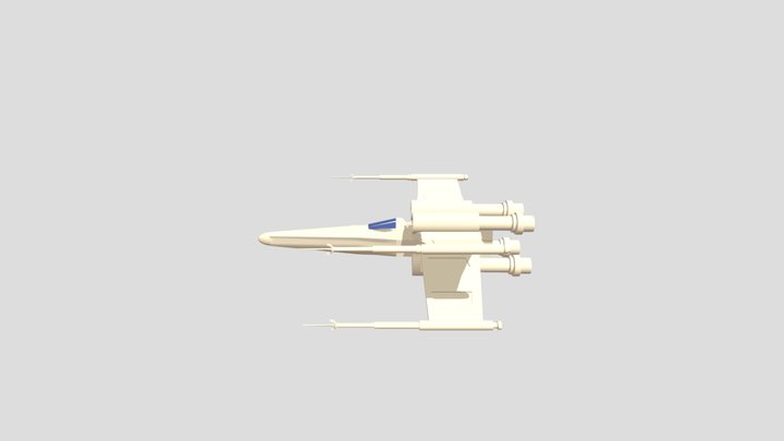 Star Wars X-wing – Gratis 3D-model STL