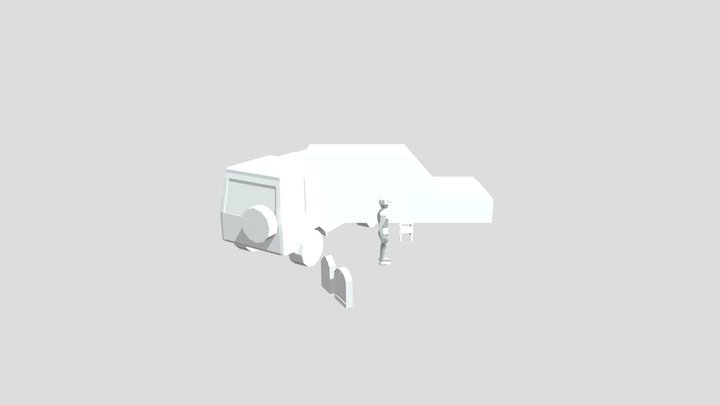 Forest loner - 2 detailed props, textured! 3D Model