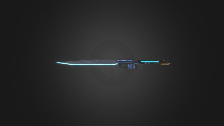Sci fi knife version 3 3D Model