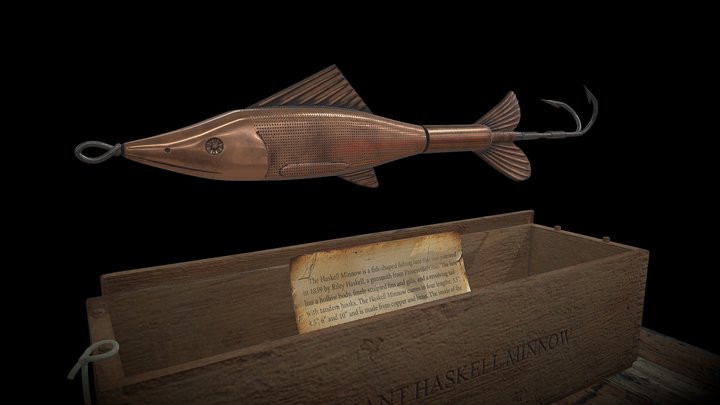 $101,200 Antique Fishing Lure 3D Model