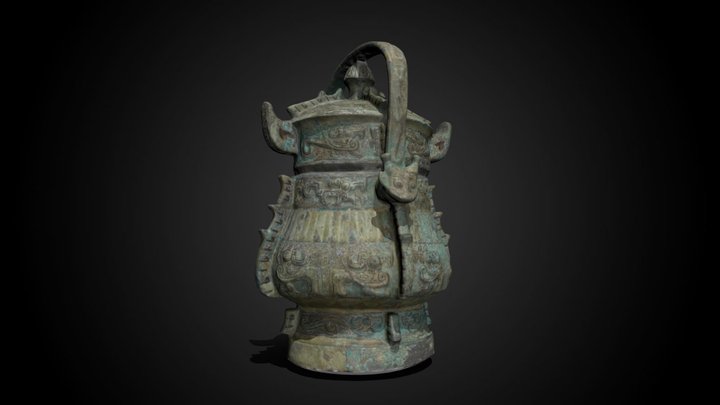You Wine Vessel, 12th-11th Century BCE – Kostenloses 3D-Modell STL