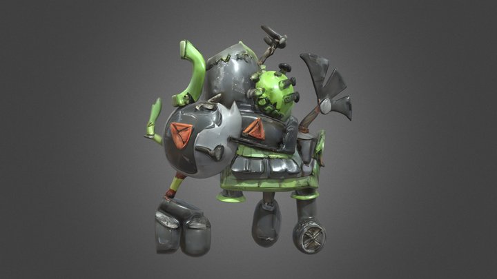 Nullcore the Robot Made of Broken Robots