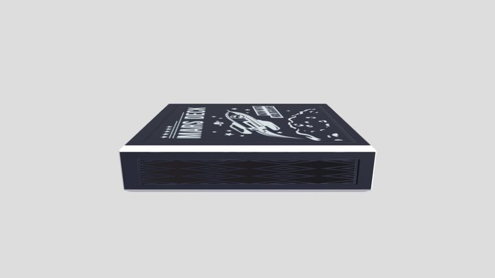 Cards Deck  |  Retro-Futurism Style 3D Model