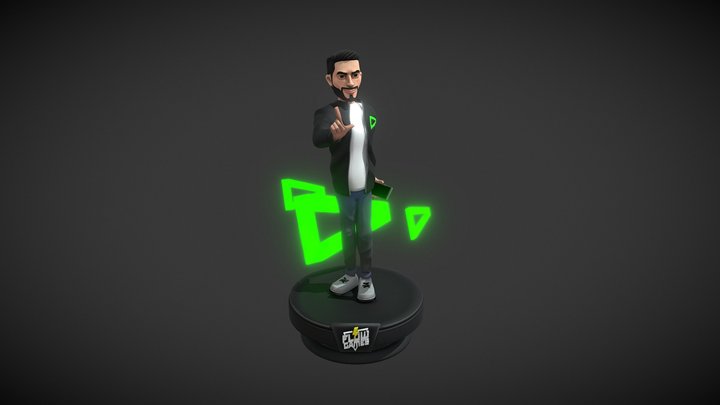 BRUNO PLAYHARD - FLOWGAMES 3D Model