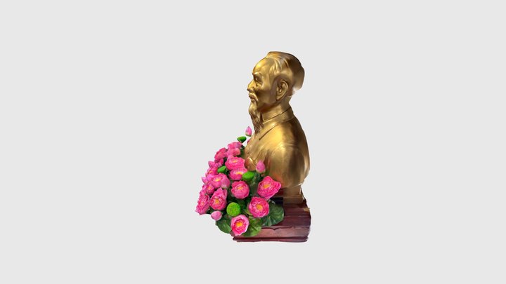 BacHo Statue 3D Model